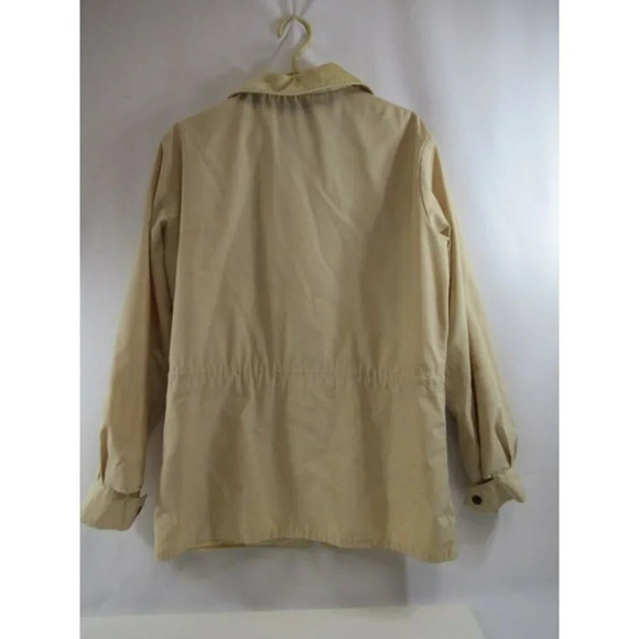 Khaki Windbreaker Terry Island Mariner Charter Cruises  Size Small Vintage - Picture 8 of 10